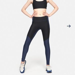 Outdoor Voices Two-Tone Warmup Legging